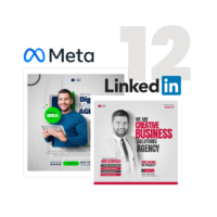 12 post Meta o Linkedin