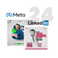 24 post Meta o Linkedin