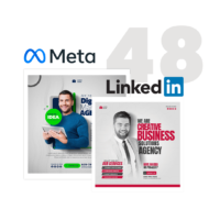 48 post Meta o Linkedin