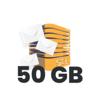 Server SMTP dedicato con 50Gb di email